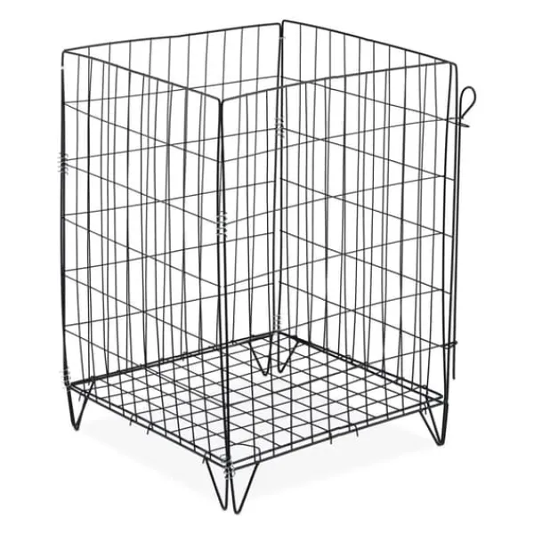 Kompostering^Kompostbeholder, metalnet, 68x46x46 cm, sort