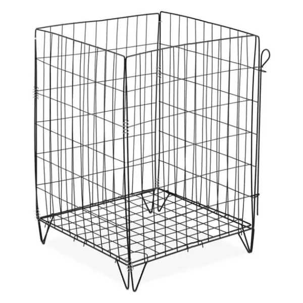 Kompostering^Kompostbeholder, metalnet, 68x46x46 cm, sort