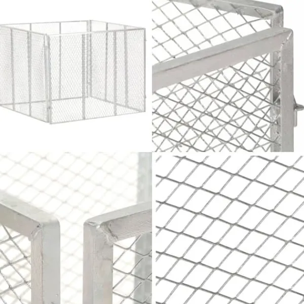 Outlet Kompostbeholder 100x100x77 cm galvaniseret jern - Kompostbeholder - Kompostbeholdere - Home & Living Kompostering