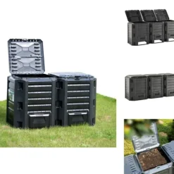 Kompostering^Kompostbeholdere - Living kompostbeholder 1200 l sort