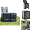 New Kompostbeholdere - Living kompostbeholder 380 l sort Kompostering