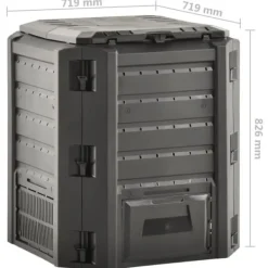 New Kompostbeholdere - Living kompostbeholder 380 l sort Kompostering