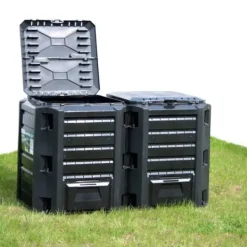 Best Kompostbeholdere - Living kompostbeholder 1600 l sort Kompostering