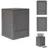 Clearance Kompostbeholdere - Living kompostbeholder til haven 300 l 60 x 60 x 83 cm brun Kompostering