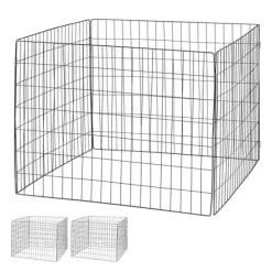 Best Kompostbeholdersæt, Metal, 70x90x90 cm, Sort Kompostering
