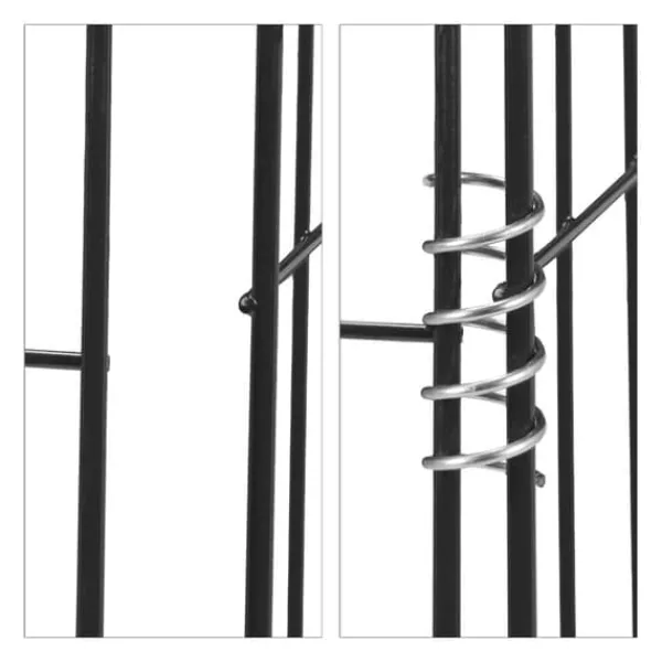 Best Kompostbeholdersæt, Metal, 70x90x90 cm, Sort Kompostering