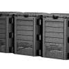 Discount KOMPOSTBIN MODUL COMPOGREEN 1200 L SORT - PP-IKSM1200C Kompostering