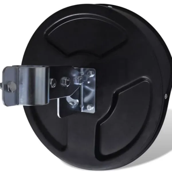 Discount Konvekst trafikspejl 30 cm - Plast | Farve: Sort | Udendørs Brug Sikkerhedsspejle