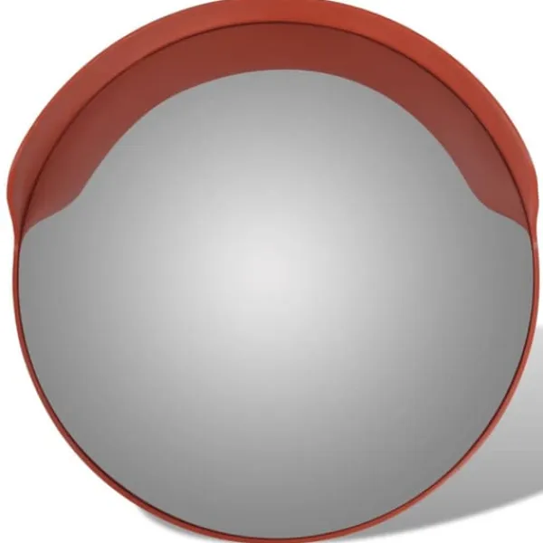 Sikkerhedsspejle^Konvekst trafikspejl i PC plast til udendørs brug | Diameter: 60 cm | Farve: Orange