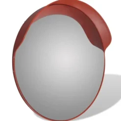 Sikkerhedsspejle^Konvekst trafikspejl i PC plast til udendørs brug | Diameter: 60 cm | Farve: Orange