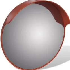 Sikkerhedsspejle^Konvekst trafikspejl PC plast orange 45 cm udendørs - Trafikspejl - Trafikspejle - Home & Living