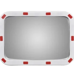 Sikkerhedsspejle^Konvekst trafikspejl rektangulært 40x60 cm med reflekser - Trafikspejl - Trafikspejle - Home & Living