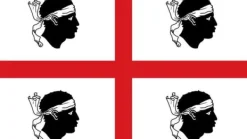 Flag & Vindposer^Korsika flag