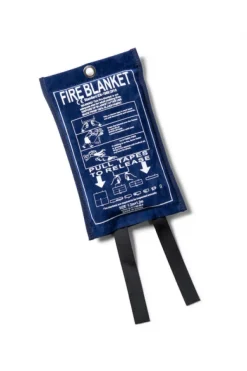 Brandtæppe^Kosta Linnewäfveri Brandfilt Mocka, Marin