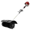 New Kraftig håndholdt børstemaskine, 52 cc 1,25 kW, benzindrevet, rød, til indkørsel, kunstgræs, sne og blade Havemaskiner