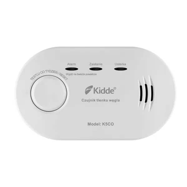 Røg- & Kulmonoxiddetektorer^Kuliltedetektor Kidde K5CO Hvid