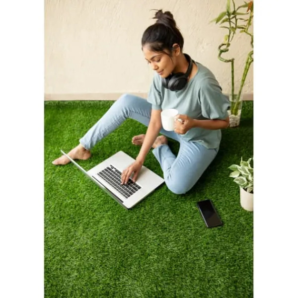 Clearance KUNSTGRÆSBANE FORESTLAND færdige dimensioner, 100x1150 cm Havedekorationer