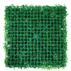 Best Kunstig buksbom panel, 25x25x4 cm, grøn, PE materiale Havedekorationer