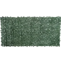 Havedekorationer^Kunstig hæk 300x150 cm, mørkegrøn, afskærmning til have & balkon