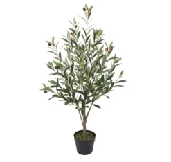 Træ^Kunstigt træ WIND OLIVE H100cm