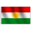 Sale Kurdistan Flag - 150 x 90 cm Flag & Vindposer
