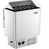 Sauna^8KW Elektrisk Saunavarmer, Indbygget Kontrol, Rustfrit Stål, til 8-12 m³ HomeSpa, Effektiv Opvarmning, Energibesparende