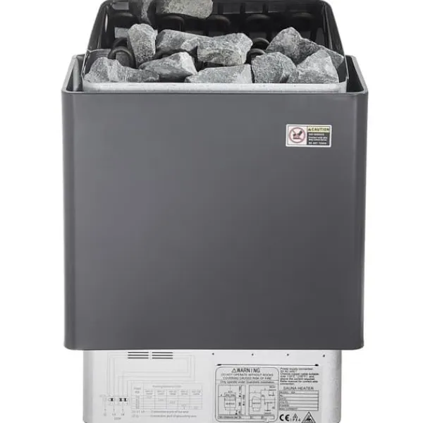 Sauna^6KW Elektrisk Saunavarmer, Digital Controller, Ideel til 5-9 m³ Home Spa, effektiv opvarmning, energieffektivisering
