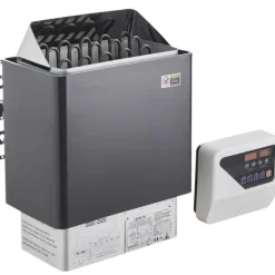 Best 8KW Elektrisk Saunavarmer, Digital Controller, Til 8-12 m³, Ideel til hjemme spa, Effektiv og energieffektiv varmeenhed Sauna