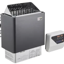 Best 8KW Elektrisk Saunavarmer, Digital Controller, Til 8-12 m³, Ideel til hjemme spa, Effektiv og energieffektiv varmeenhed Sauna