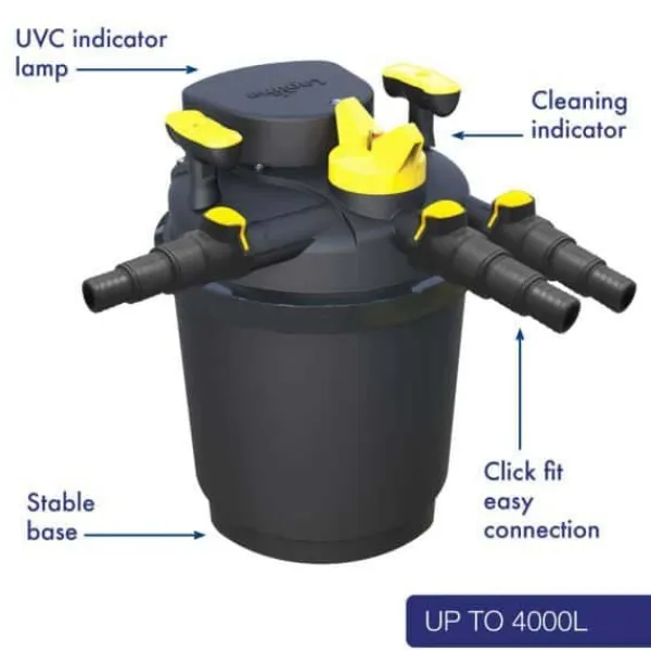 Online Laguna Uv Pressure Flo 4000 Uvc Damfilterhoved Springvand & Damme