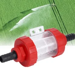 Vanding^Landbrugs-i-ledningsnetfilter til højflowvandpumpe, transparent filter (2,5 cm)