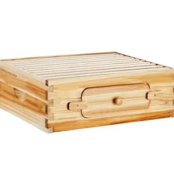 Til Fugle & Småvildt^Langstroth Medium Biavl Kittet, 10 Rammer, Akryl Biavlsvinduer, Holdbar Konstruktion, Let at Montere
