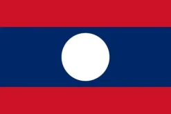 Flag & Vindposer^Laos flag
