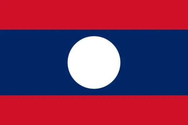 Flag & Vindposer^Laos flag
