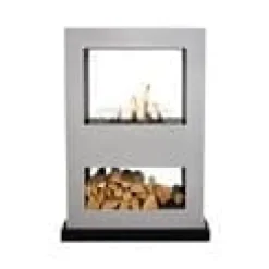 Pejse^Lasize BB bio-ethanol tunnelpejs - Betonlook - Pejs med hjul - 3 KW varme