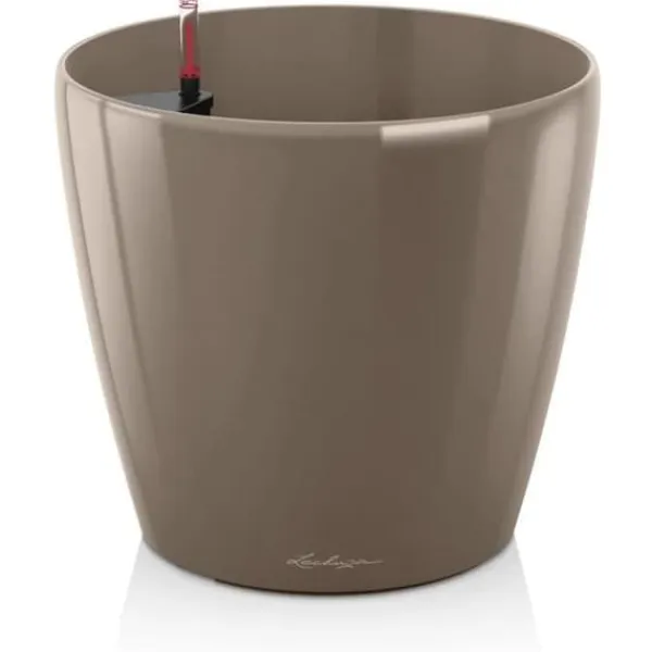 Krukker & Plantebeholdere^LECHUZA Classico Premium 60 blomkruka - komplett set, blank taupe