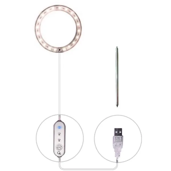 Kit Til Plante- & Urtedyrkning^LED Grow Light ABS 5V 53.55lm/w Enkelthoved Gul Full Spectrum Plant Grow Light