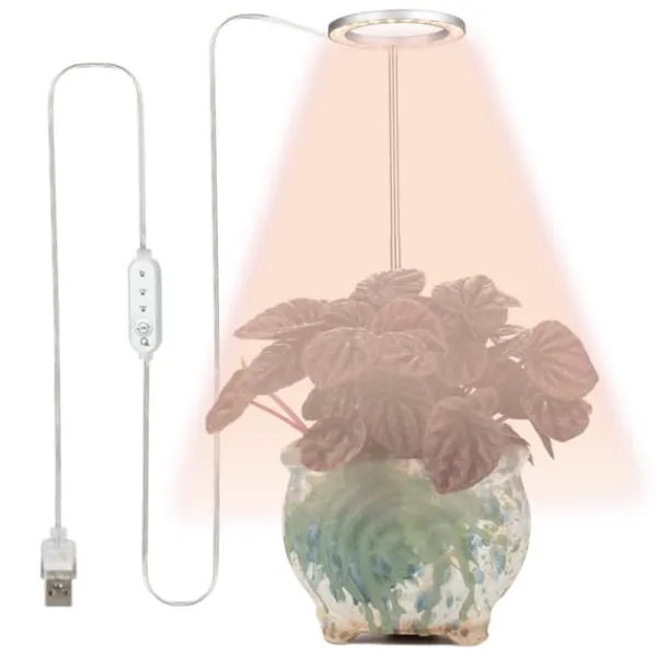 Kit Til Plante- & Urtedyrkning^LED Grow Light ABS 5V 53.55lm/w Enkelthoved Gul Full Spectrum Plant Grow Light