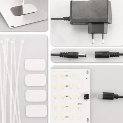 Kit Til Plante- & Urtedyrkning^LED lyspanel til planter - EU-stikadapter