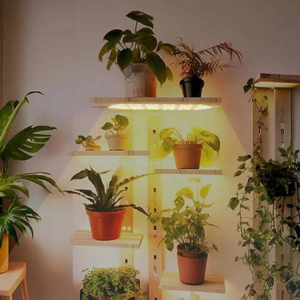 Kit Til Plante- & Urtedyrkning^LED lyspanel til planter - EU-stikadapter