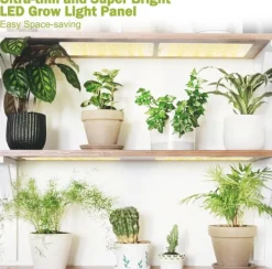 Kit Til Plante- & Urtedyrkning^LED lyspaneler til planter - EU-adapter