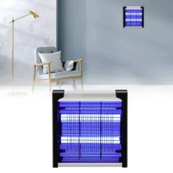 Insektmiddel & Dyreafvisende Middel^LED mygglampa Mosquito Killer Light Insekt myggavvisad lampa för hushållskontor CN 220V