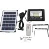 New 100LED Outdoor Solar Flood Light IP67 Vattentät Solar Vägglampa Fjärrkontroll Gatulampa för trädgård 40W Flag & Vindposer