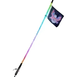 Outlet LED piskelys, 3 ft, 31x920 mm, RGB, vandtæt, spiral, belysning Flag & Vindposer