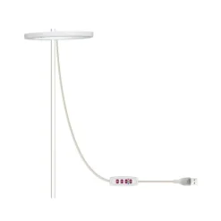 Krukkeplanter Indendørs^LED Plant Grow Light 5 dimbara lägen Timing USB LED-växtlampa för suckulenter krukväxter