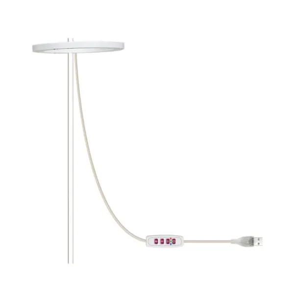 Krukkeplanter Indendørs^LED Plant Grow Light 5 dimbara lägen Timing USB LED-växtlampa för suckulenter krukväxter