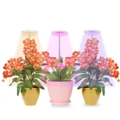 Krukkeplanter Indendørs^LED Plant Grow Light 5 dimbara lägen Timing USB LED-växtlampa för suckulenter krukväxter