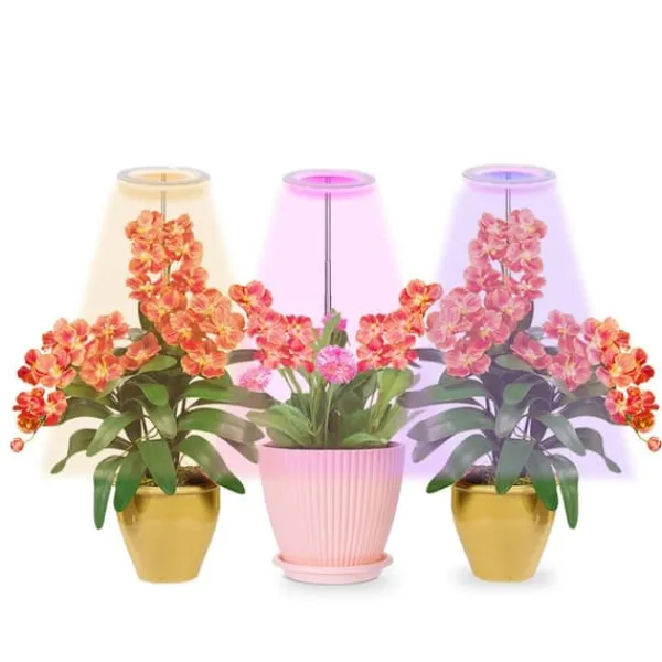 Krukkeplanter Indendørs^LED Plant Grow Light 5 dimbara lägen Timing USB LED-växtlampa för suckulenter krukväxter