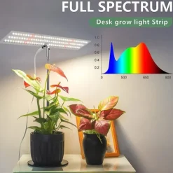 LED plantelys med 3 lystilstande og 4-trins lysdæmper Krukkeplanter Indendørs