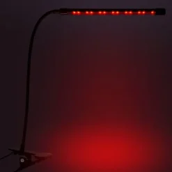 Krukkeplanter Indendørs^LED plantevækstlampe 20 dioder TIMER 9W hjemmedyrkning med netadapter